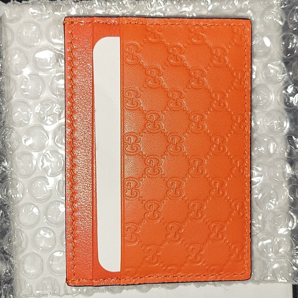 Brand new Burnt Orange Gucci Cardholder
